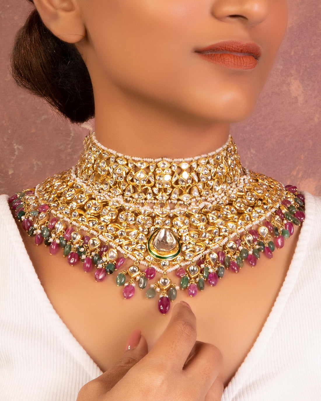 Jadau Polki Choker
