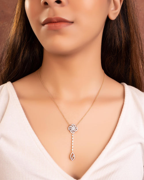 Minimal Diamond Pendant