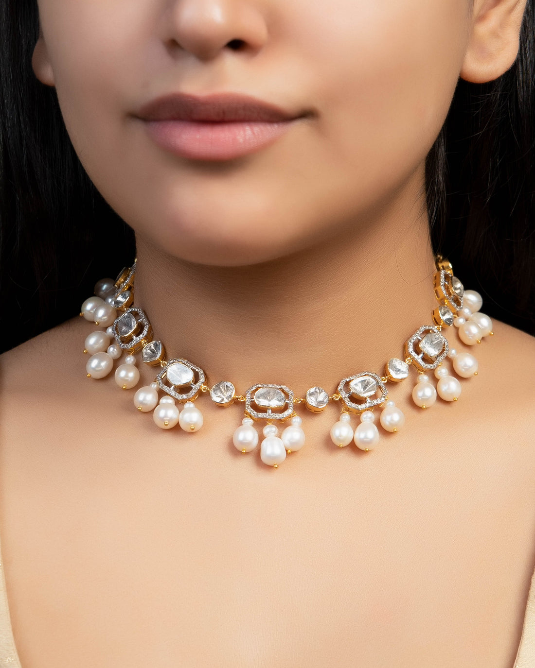 Shreya Polki And Diamond Choker