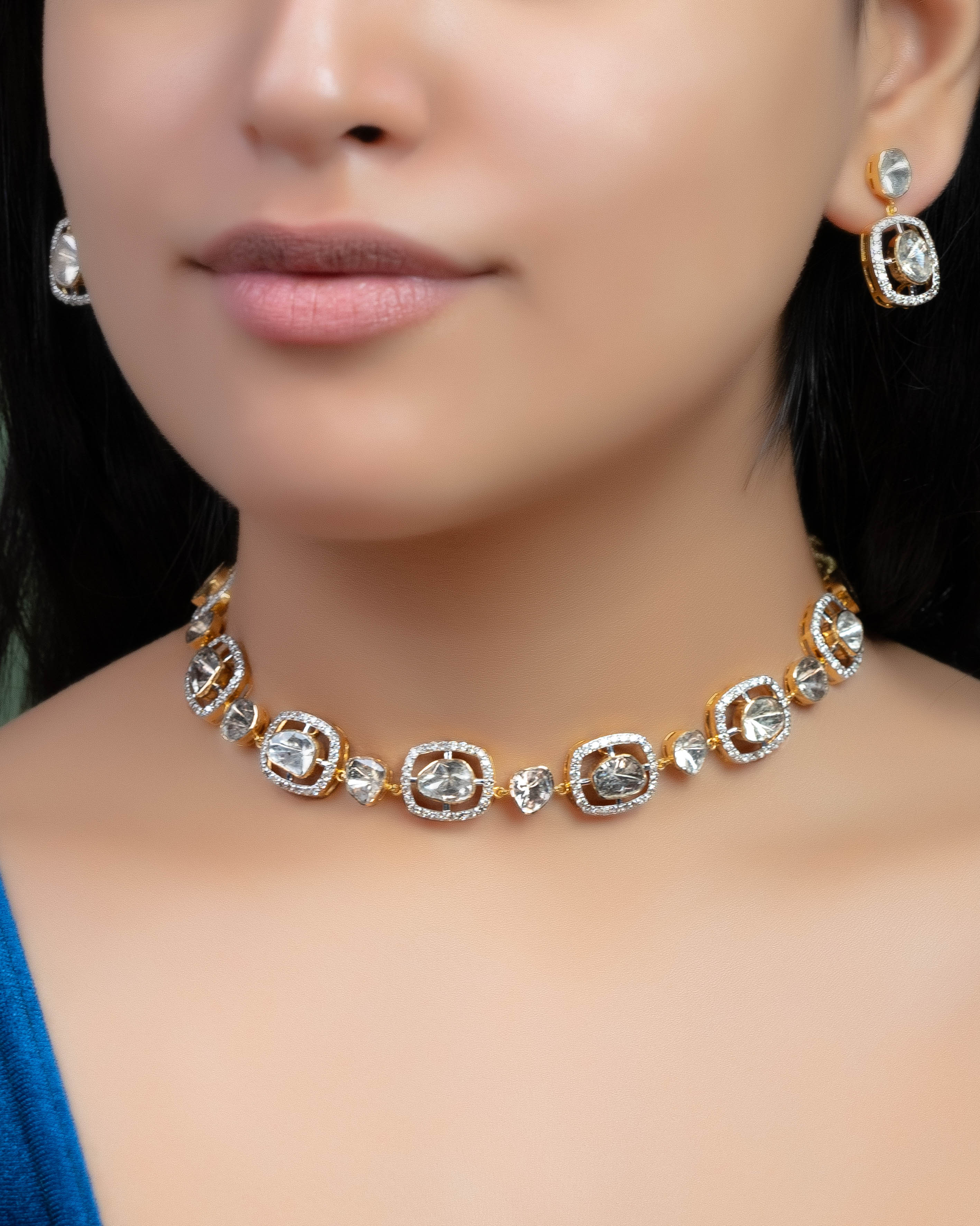 Ishita Polki And Diamond Choker