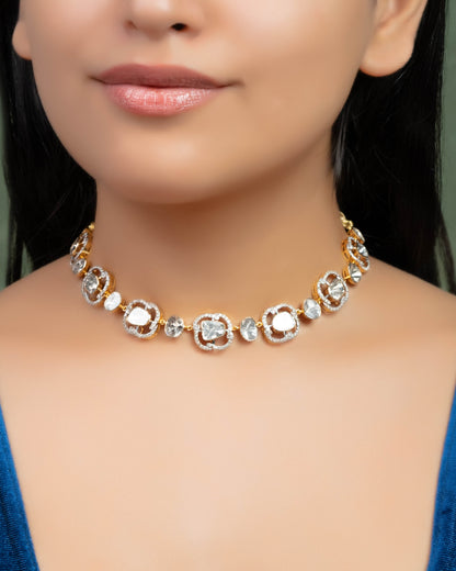 Preya Polki And Diamond Choker