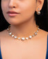 Piyusha Choker And Latasha Long Earrings Polki And Diamond Set