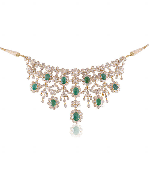 Benika Polki And Diamond Necklace