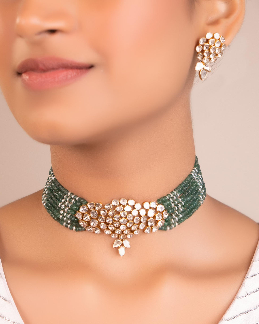 Rutuja Polki Bead Choker