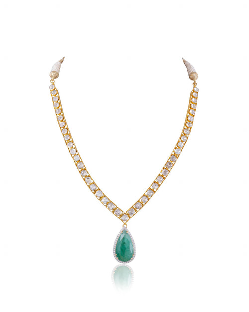 Olivia Polki And Diamond Necklace