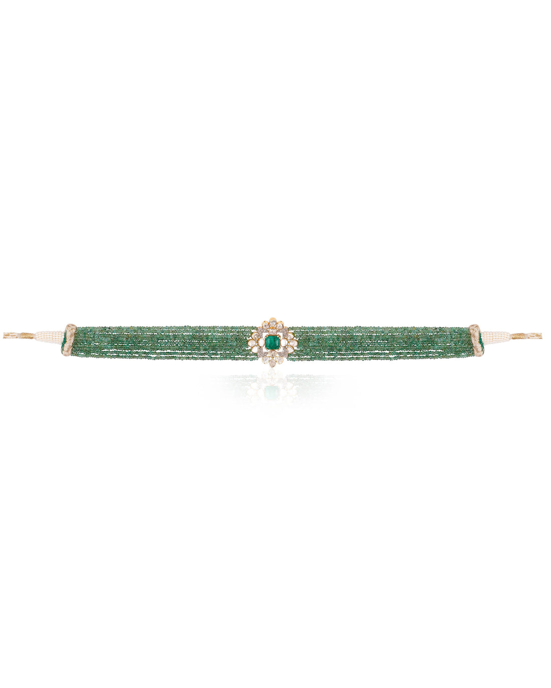 Shruti Polki Bead Choker