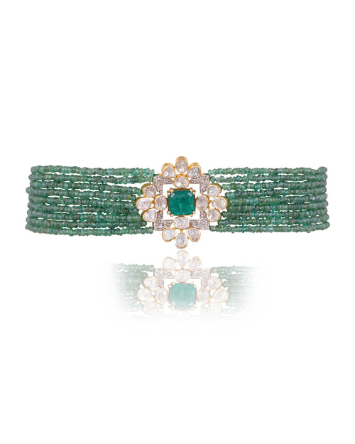Shruti Polki Bead Choker