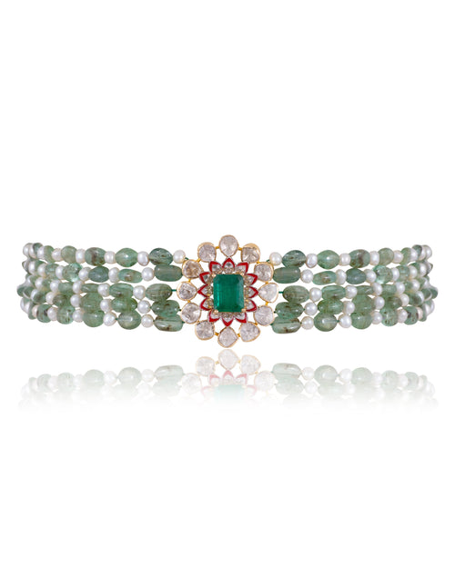 Vartika Polki Bead Choker