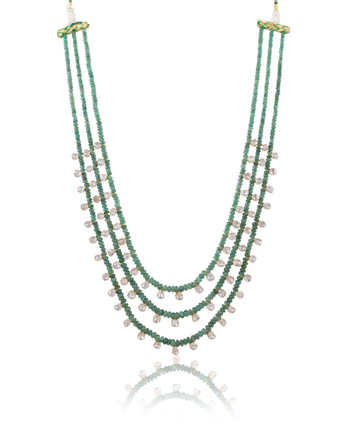 Nirva Polki Long Necklace