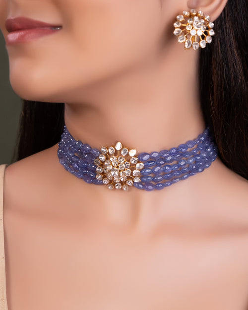 INCORRECT DETAILS - Sanjivani Polki Bead Choker - NO ORDERS