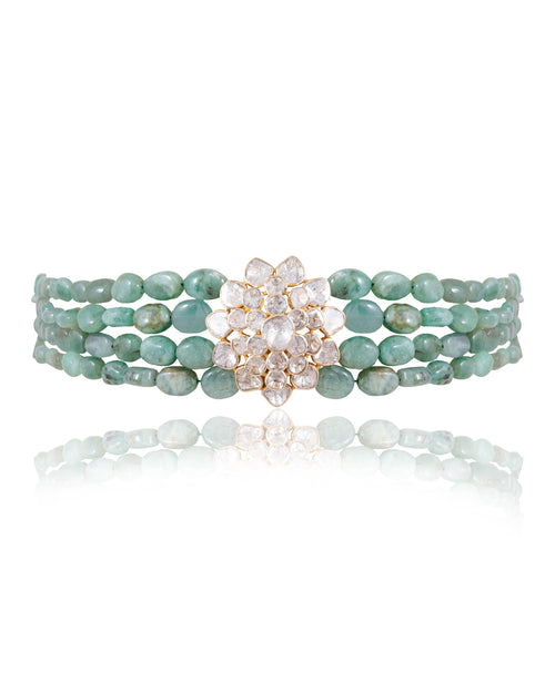 Latika Polki Bead Choker