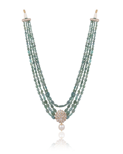 Kimberly Polki And Diamond Bead Pendant