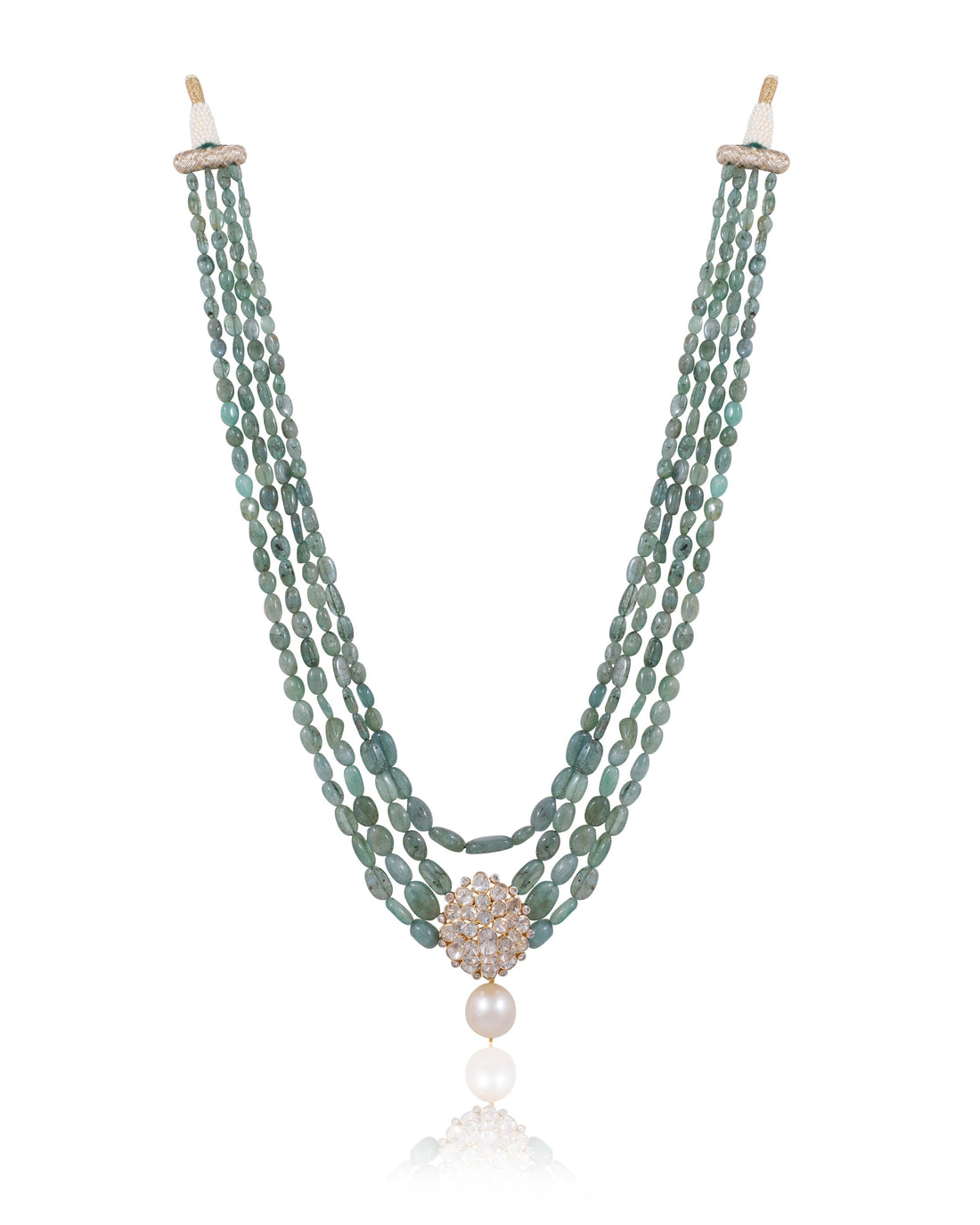 Kimberly Polki And Diamond Bead Pendant