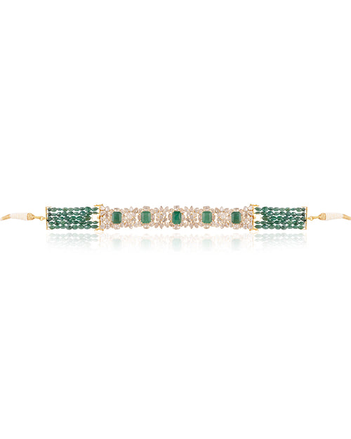 Sakina Polki Bead Choker