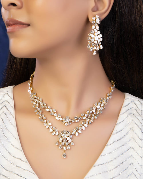 Siddhi Polki Long Earrings