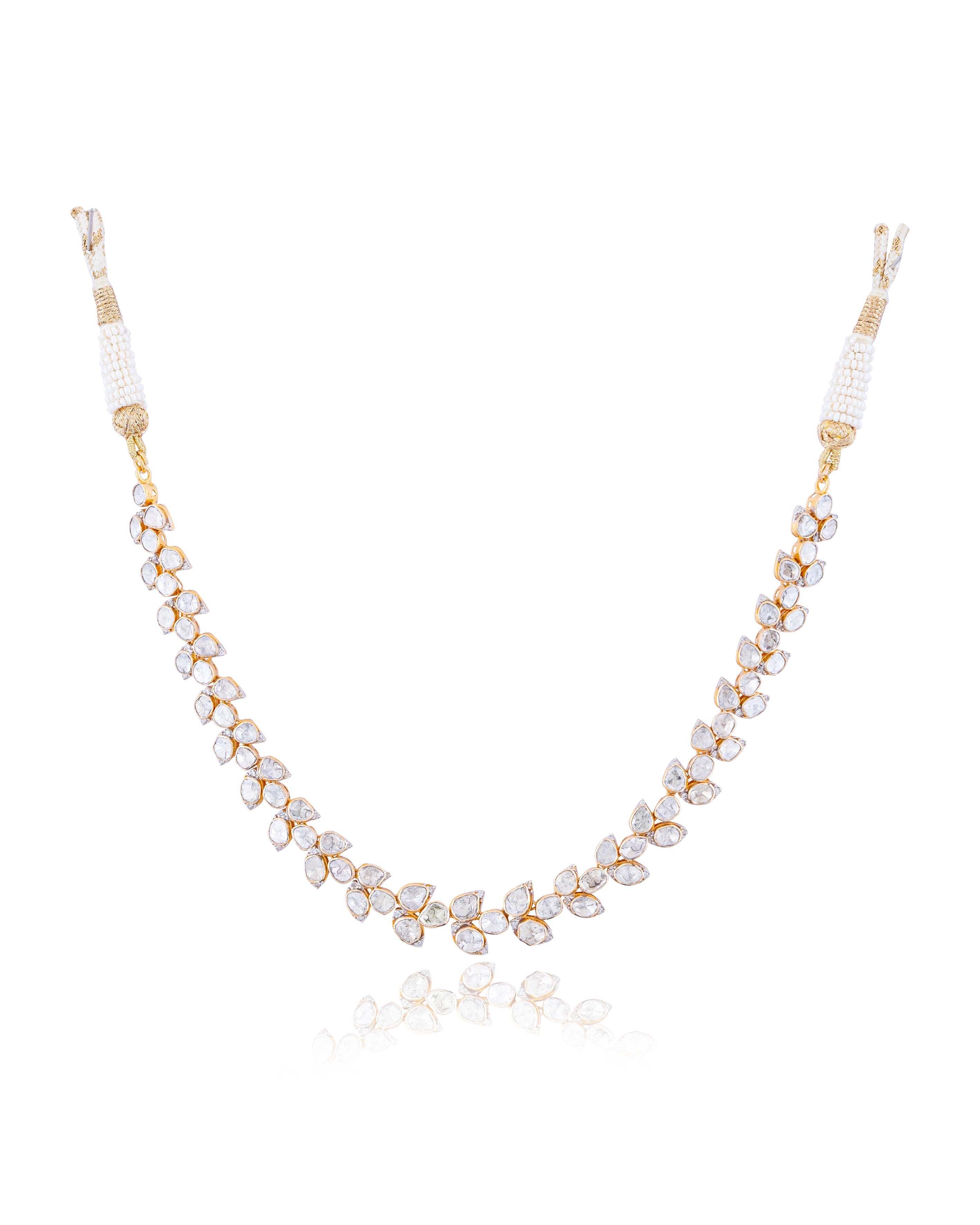 Gauri Polki And Diamond Necklace