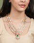 Diya Polki And Diamond Long Necklace