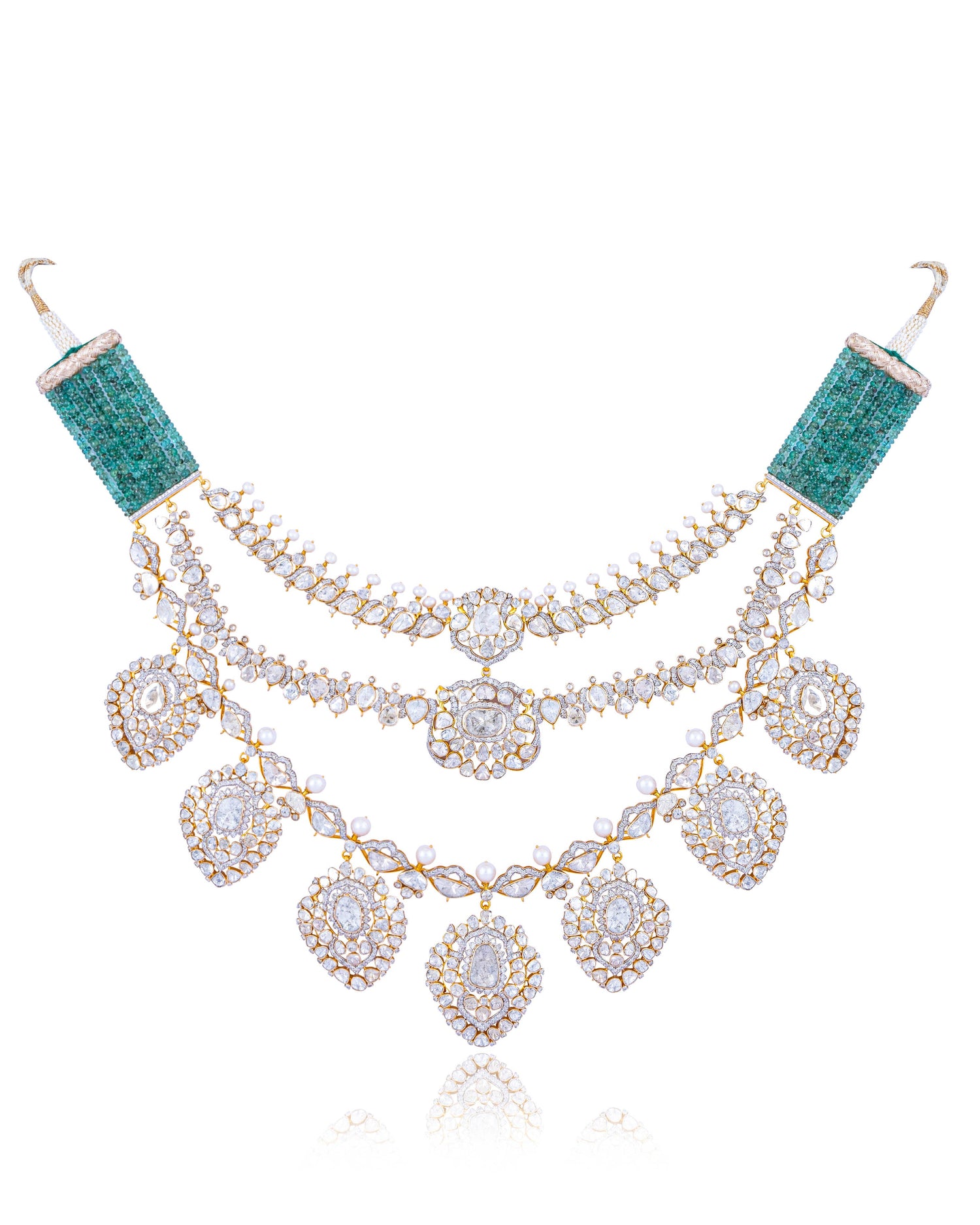 Samiya Polki And Diamond Necklace