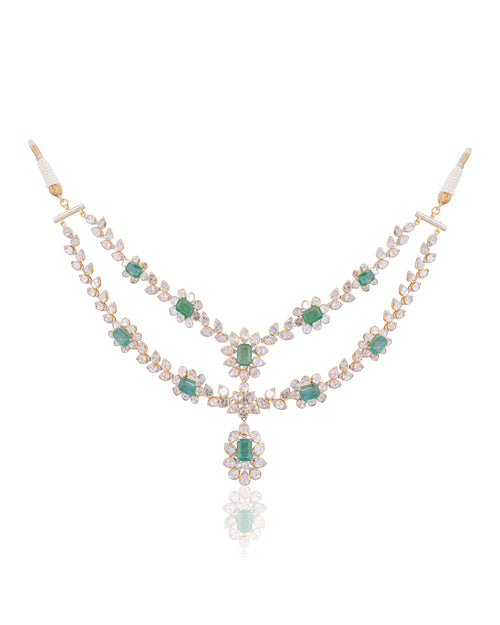 Aradhita Polki And Diamond Long Necklace