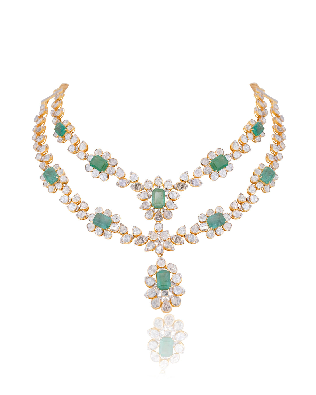Aradhita Polki And Diamond Long Necklace