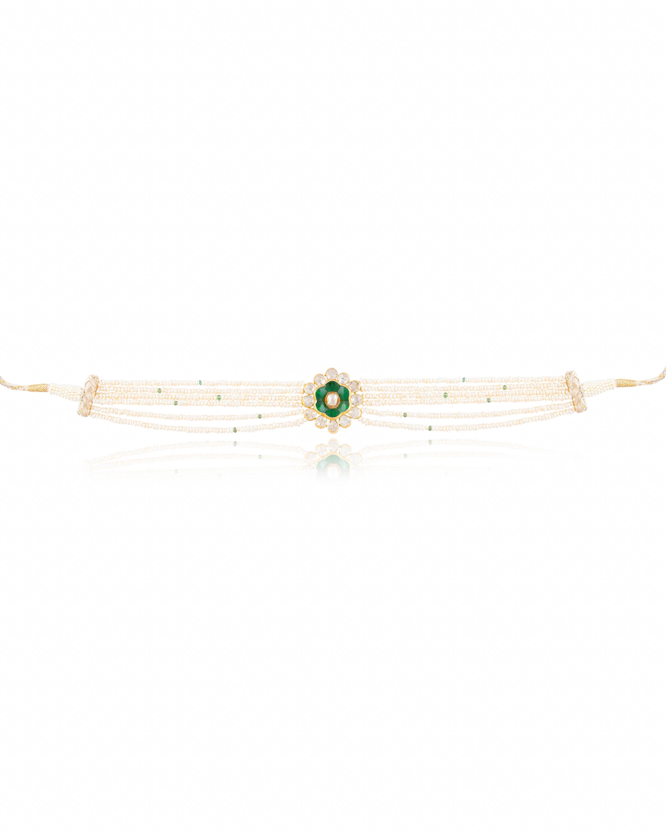 Anuja Polki Bead Choker