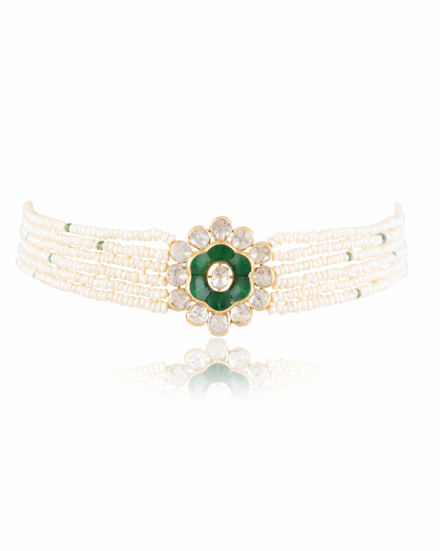 Anuja Polki Bead Choker