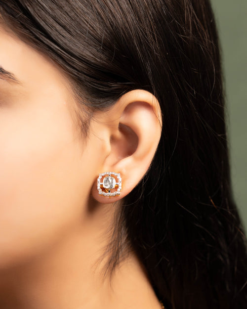 Priyanshi Pendant And Vidya Tops Polki And Diamond Set