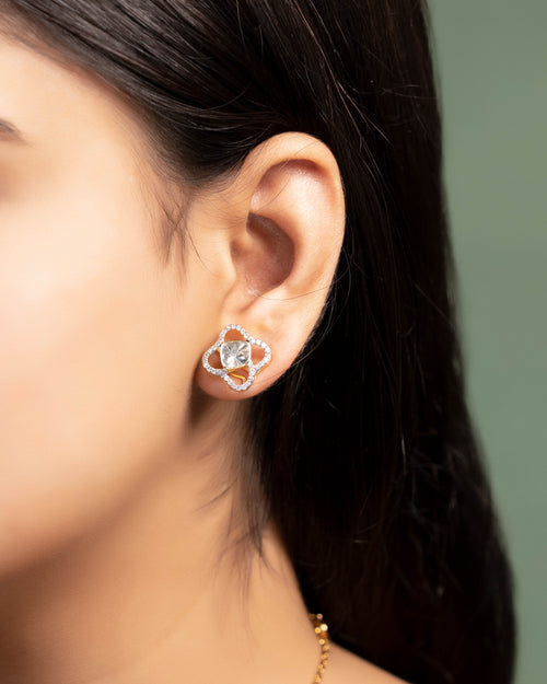 Mrunmayee Pendant And Drishtha Tops Polki And Diamond Set