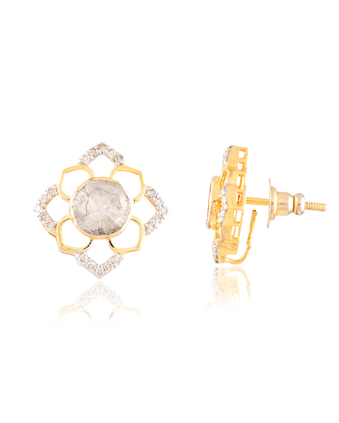 Nargis Polki And Diamond Tops