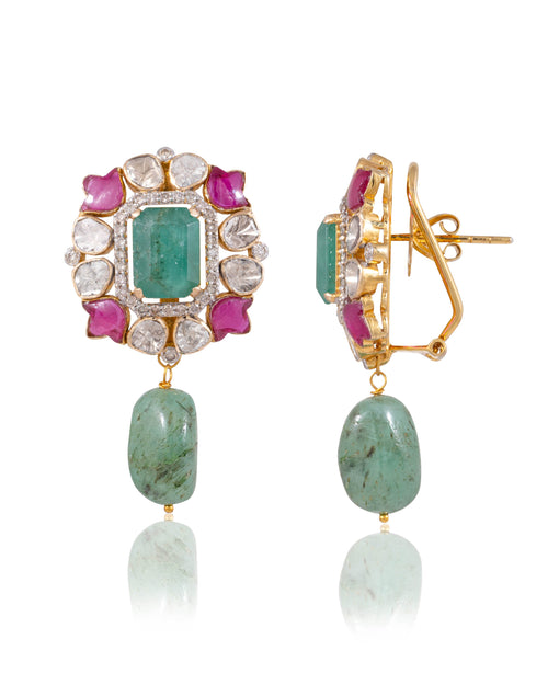 Faiza Polki And Diamond Tops