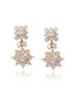 Saida Polki And Diamond Long Earrings