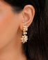 Saida Polki And Diamond Long Earrings