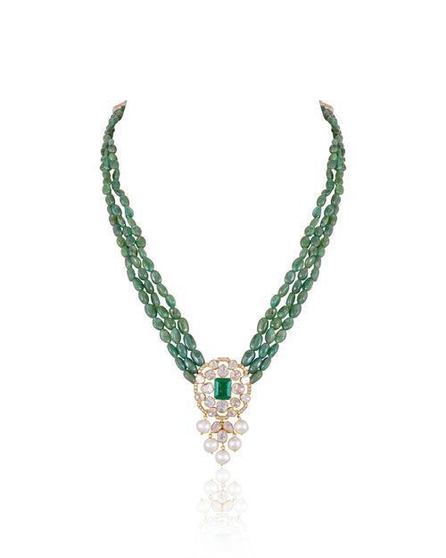 Mira Polki Bead Pendants