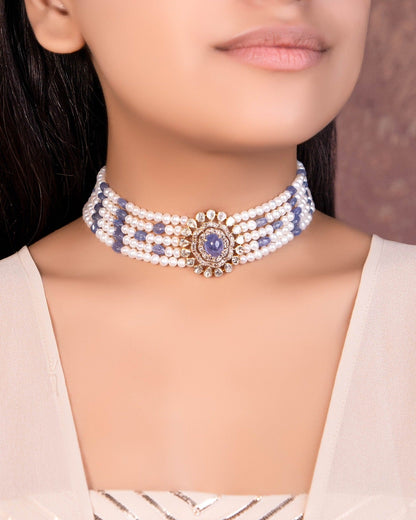 Mukti Polki Bead Choker