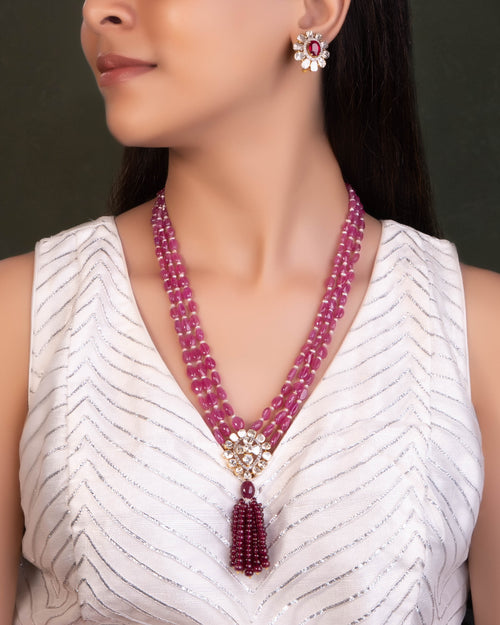 Vividha Polki Bead Pendant