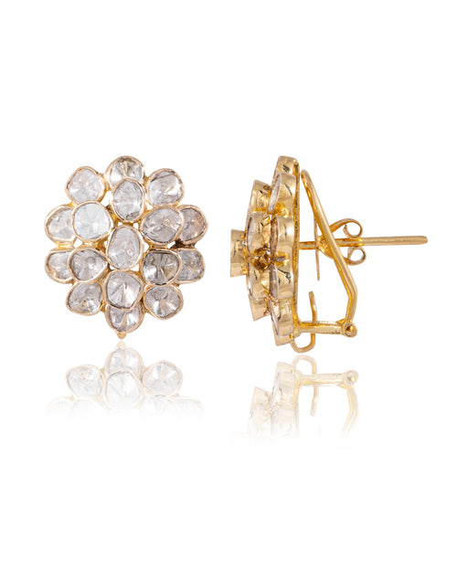 Nikita Bead Choker And Ritika Tops Polki And Diamond Set