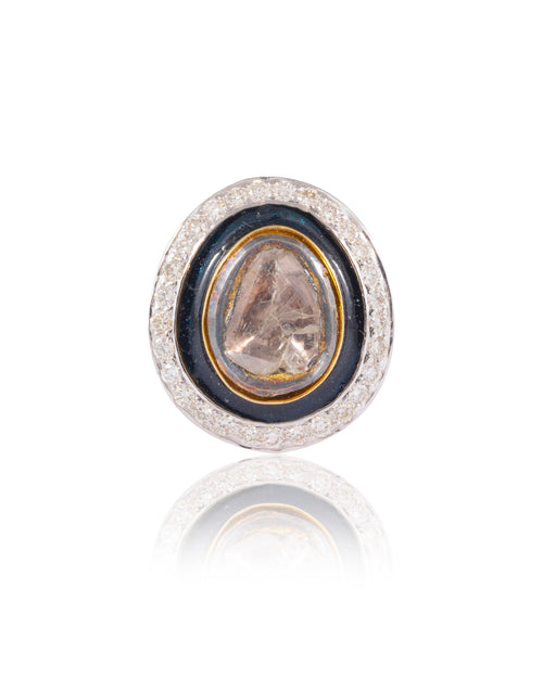 Priyank Diamond And Polki Cufflinks