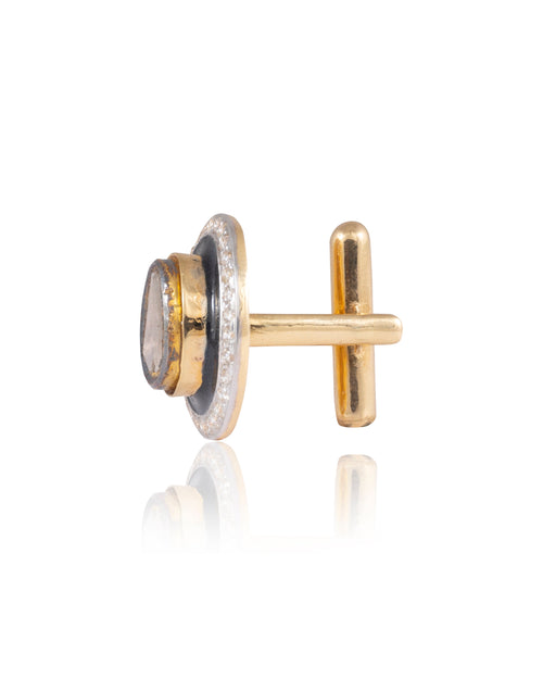 Priyank Diamond And Polki Cufflinks