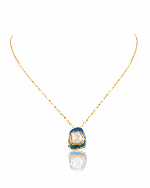 Krystal Polki Pendant
