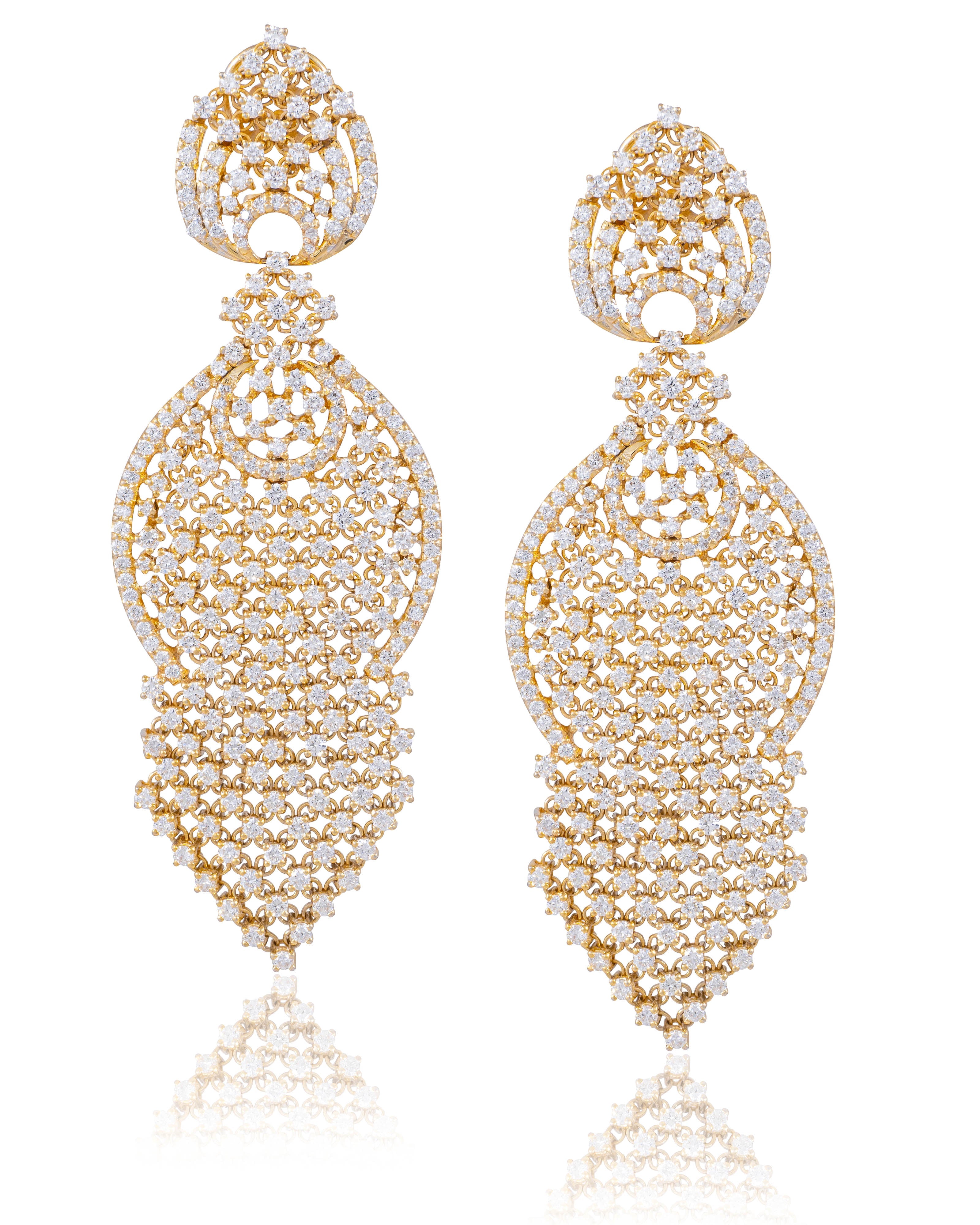 Rachita Diamond Long Earrings