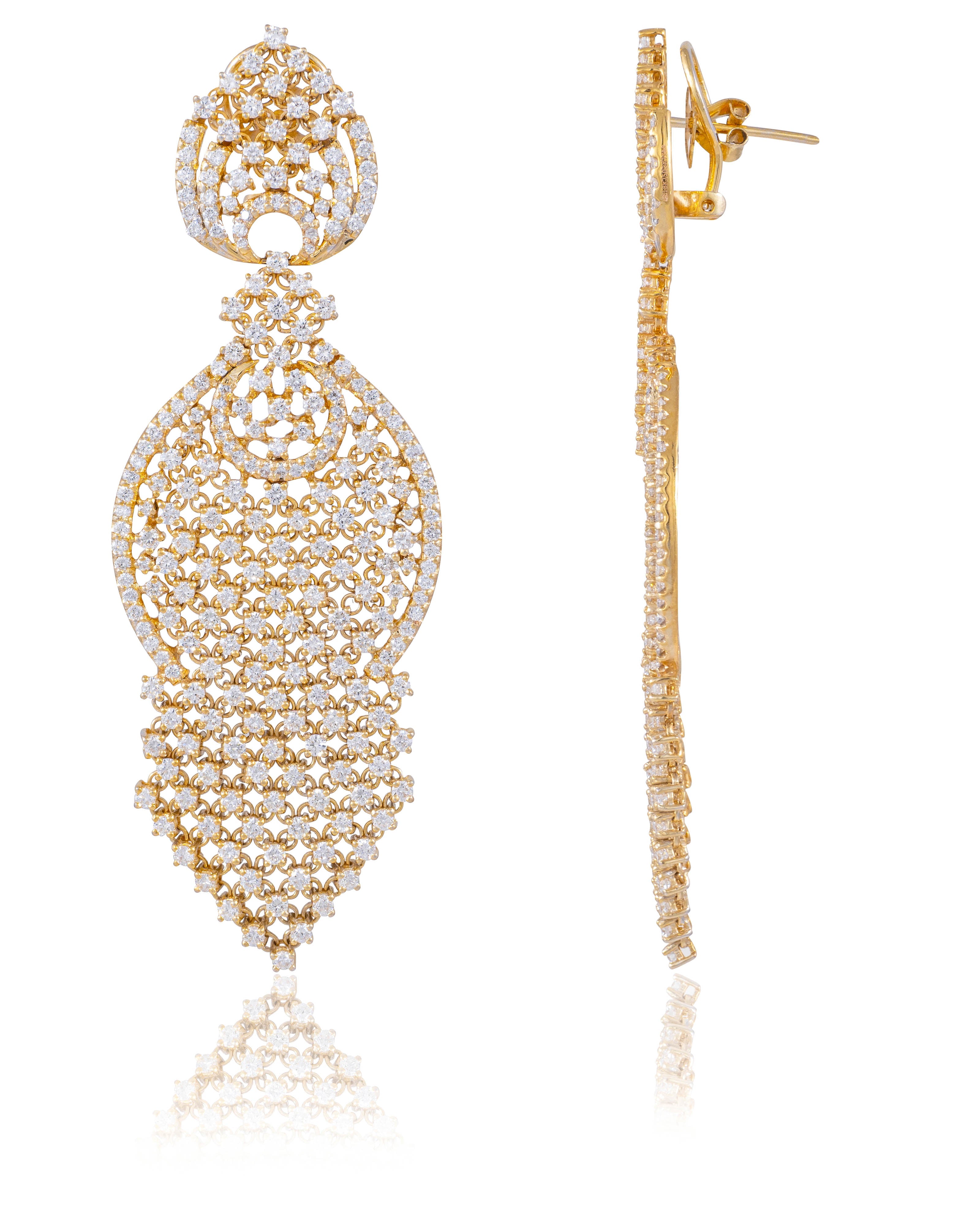 Rachita Diamond Long Earrings