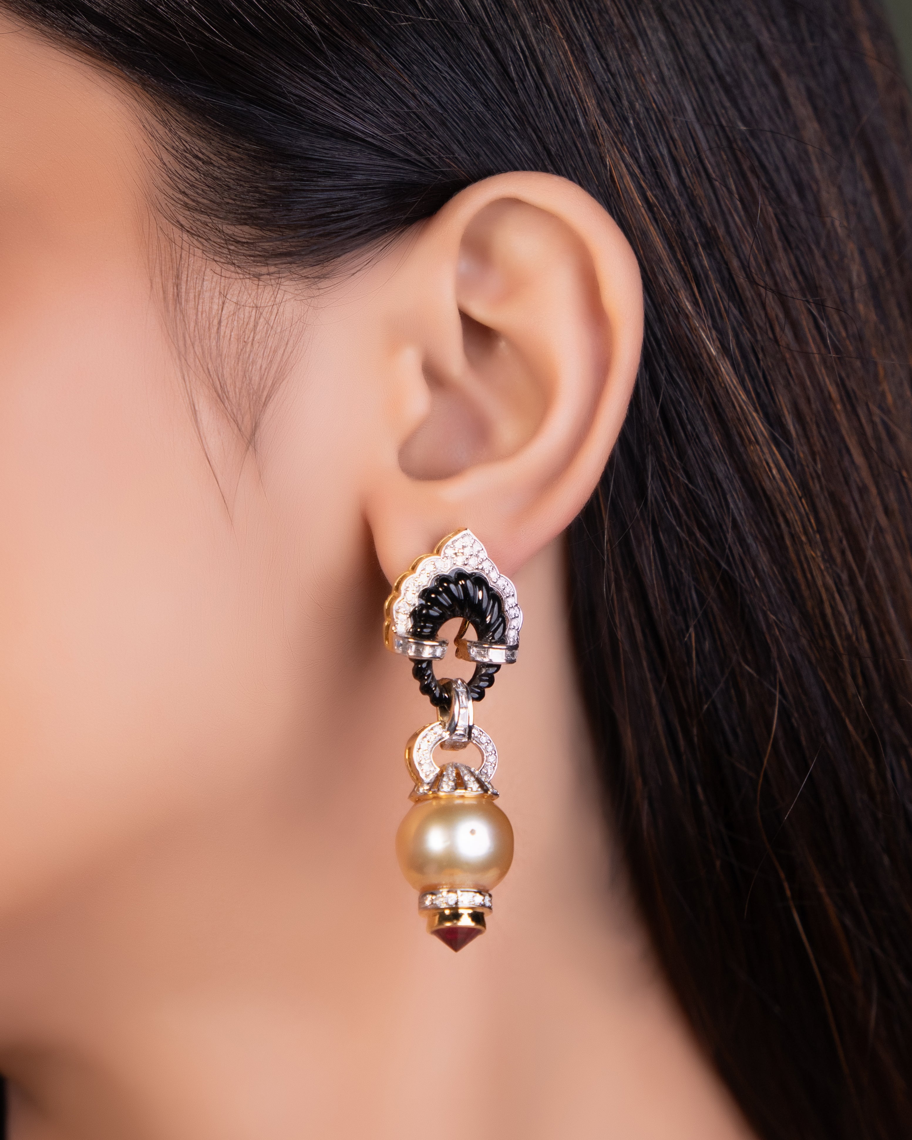 Sampriti Diamond Long Earrings