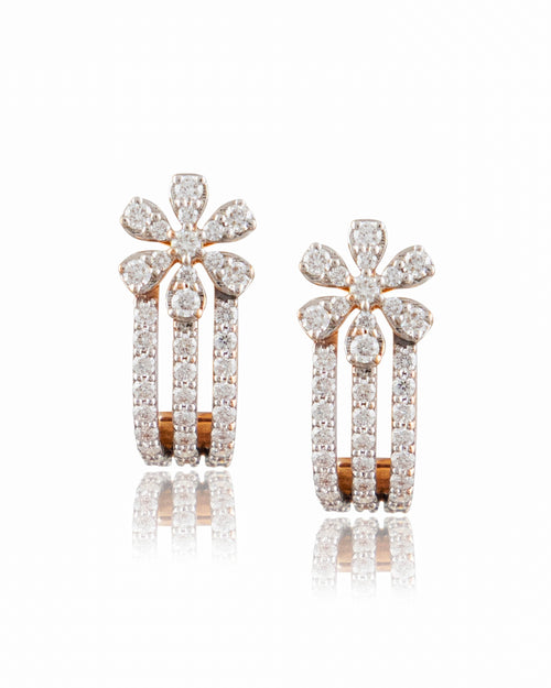 Diamond Long Earrings