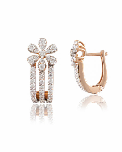 Diamond Long Earrings