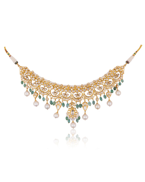 Ella Polki And Diamond Necklaces