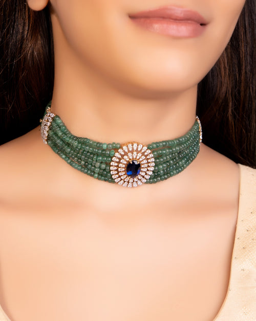 Ritika Diamond Bead Choker