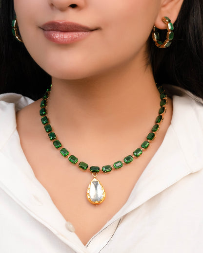 Deepali Emerald Necklace