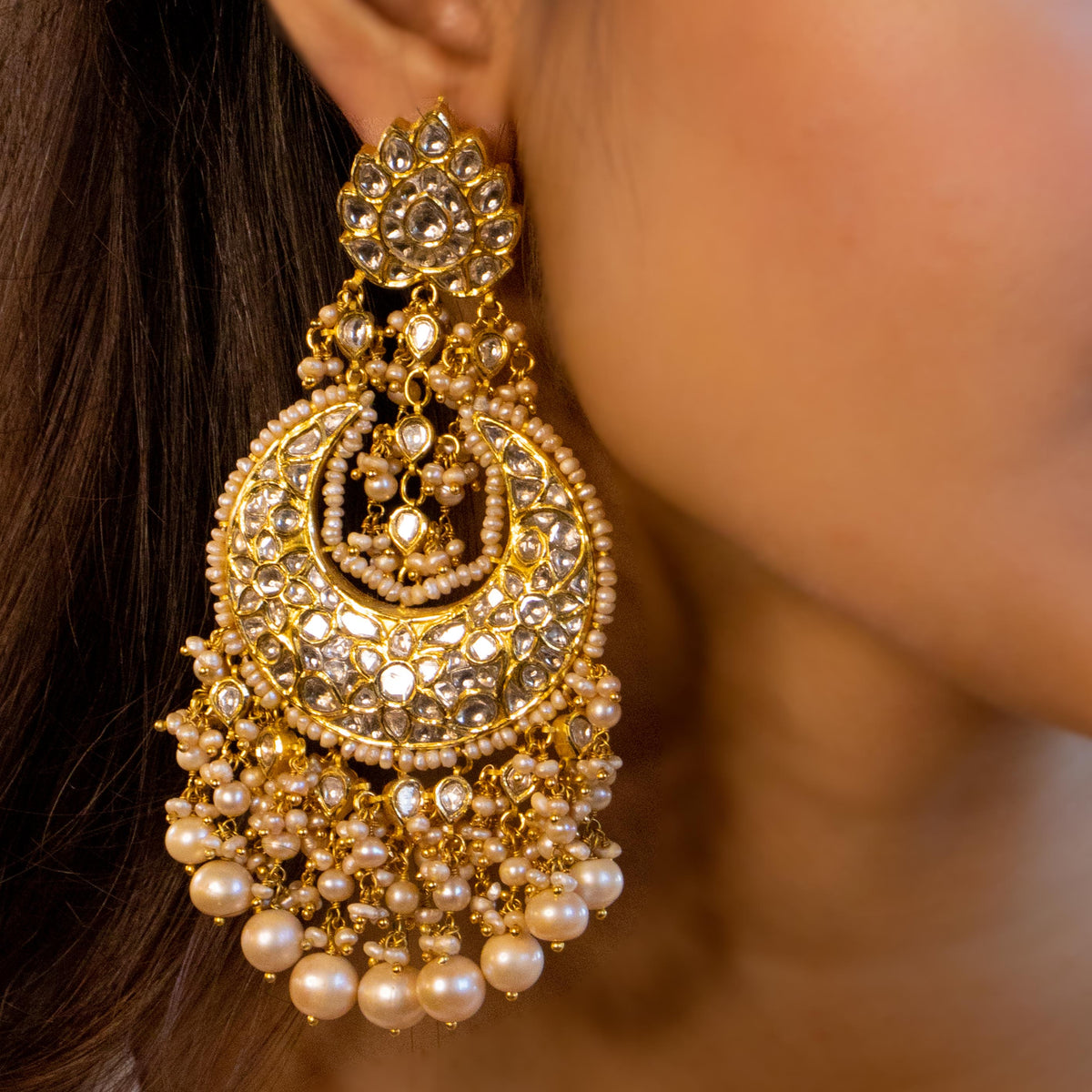 Zahara Polki Chandbalis