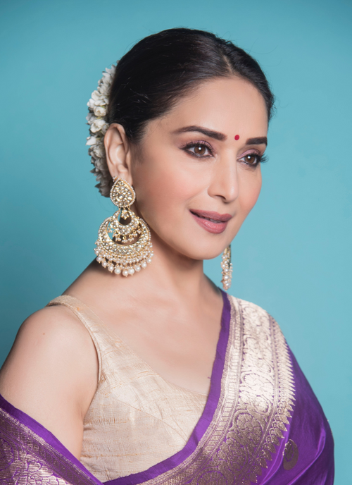 Samara Polki Chandbalis wore by Madhuri Dixit