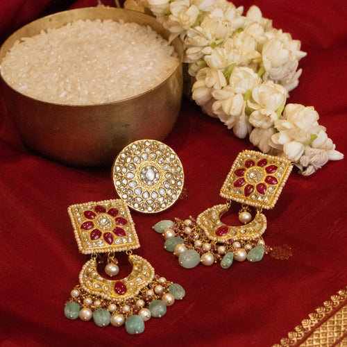 Krisha Polki Ring